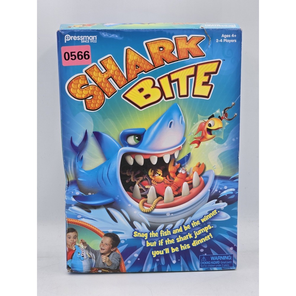 Pressman Shark Bite Game SEE DETAILS  - NEW OPEN BOX